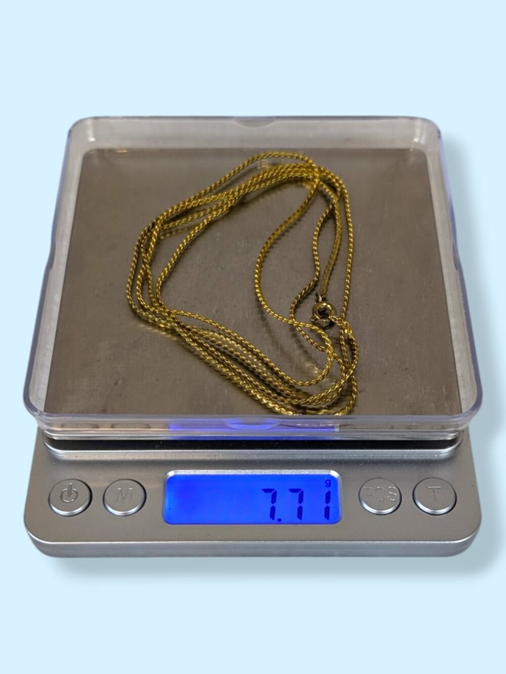 Vintage 18KGP Long S-Link Chain Necklace - Picture 5 of 5